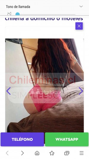Lia Damas de compa&ntilde;ia en Chile, escort o acompa&ntilde;antes femeninas en Quilicura |  Chiquitita pelirroja muy juguetona full oral sin preservativo , Chiquitita pelirroja muy juguetona le encanta el sexo oral y el anal 